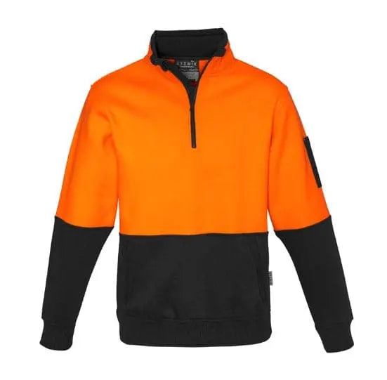 Syzmik Workwear Unisex Hi Vis Half Zip Pullover ZT476 Metro Workwear.